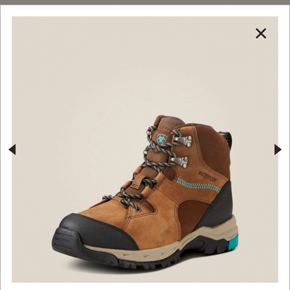 Ariat Shoes - Ariat Women's Skyline Waterproof Hiking Boots - Brown and Black Ladies Size 8